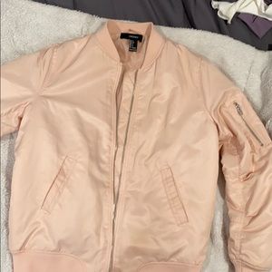Forever 21 pink bomber jacket